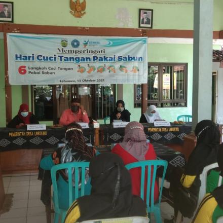 PERINGATAN HARI CUCI TANGAN PAKAI SABUN DI DESA LEBUAWU